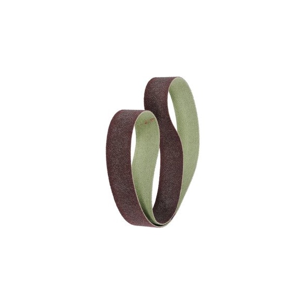 Fleece sanding belt, 75 mm W, 180 Grit, red